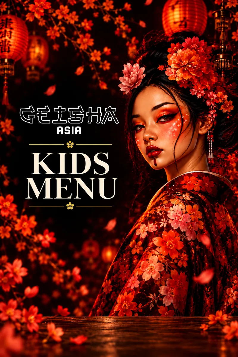 Kids Menu cover